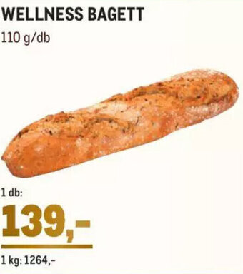 Wellness bagett 110 g