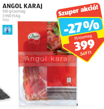 ALDI Angol karaj 100 g ajánlat