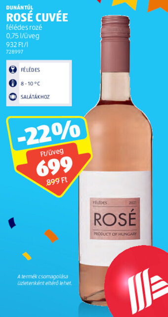 Dunántúl rosé cuvée 0,75 l