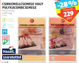 Efef Csirkemellcsemege vagy pulykacombcsemege 100 g