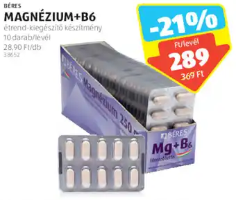 Béres Magnézium+b6 10 db