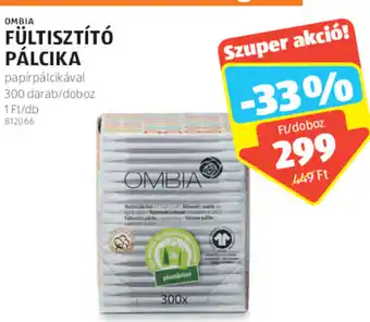 ALDI Ombia fültisztító pálcika 300 db ajánlat