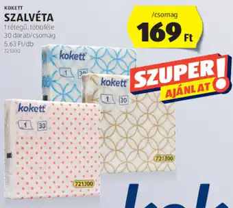 ALDI Kokett szalvéta 30 db ajánlat