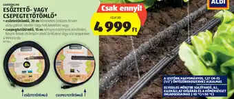 ALDI Gardenline esőztető- vagy csepegtetőtömlő 1 db ajánlat