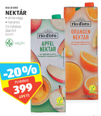 ALDI Rio D'Oro nektár 1,5 l ajánlat