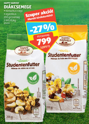 ALDI Happy Harvest diákcsemege 200 g ajánlat