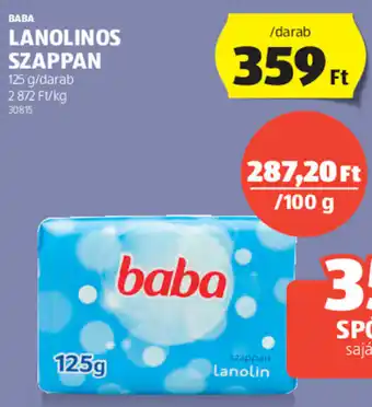 ALDI Baba lanolinos szappan 125 g ajánlat