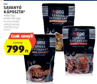 ALDI Bbq savanyú káposzta 400 g ajánlat