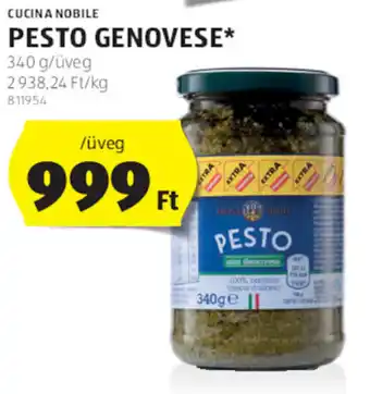 ALDI Cucina Nobile pesto genovese 340 g ajánlat