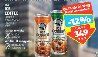 ALDI Hell ice coffee 250 ml ajánlat