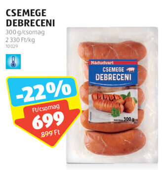 ALDI Csemege debreceni 300 g ajánlat