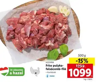 Húsfarm friss pulyka felsőcomb-filé 500 g