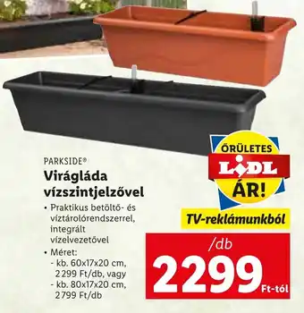 Lidl Parkside virágláda vízszintjelzővel 1 db ajánlat