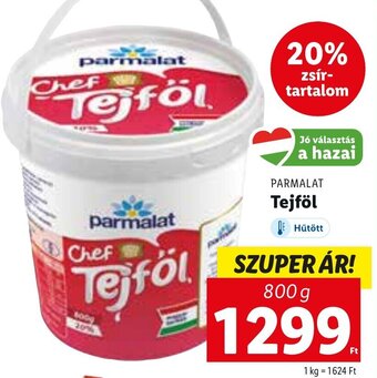 Lidl Parmalat tejföl 800 g ajánlat