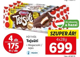 Lidl Pöttyös tejsüti 4 x 28 g ajánlat