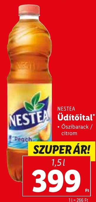 Lidl Nestea üdítőital 1,5 l ajánlat