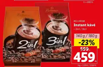 Lidl Bellarom instant kávé 140 / 180 g ajánlat