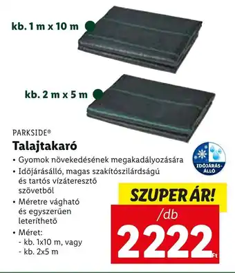 Lidl Parkside talajtakaró 1 db ajánlat