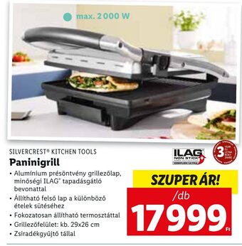 Lidl Silvercrest Kitchen Tools paninigrill 1 db ajánlat