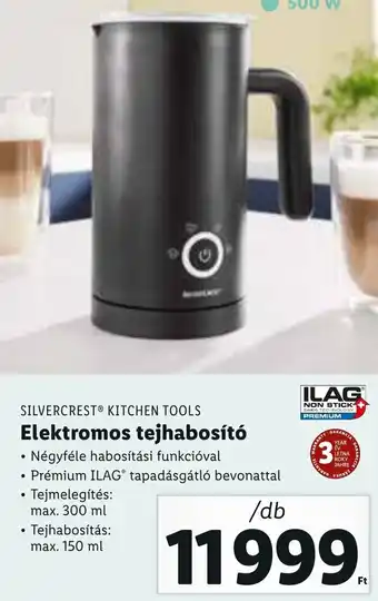Lidl Silvercrest Kitchen Tools elektromos tejhabosító 1 db ajánlat