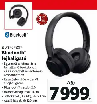 Lidl Silvercrest bluetooth fajhallgató 1 db ajánlat