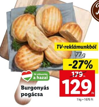 Lidl Burgonyás pogácsa 77 g ajánlat