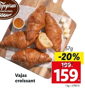 Lidl Vajas croissant 57 g ajánlat