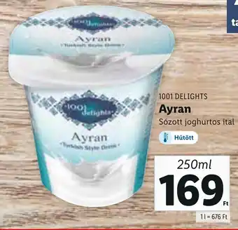 Lidl 1001 Delights ayran 250 ml ajánlat