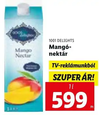 Lidl 1001 Delights mangó nektár 1 l ajánlat