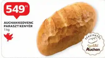 Auchan Auchan kedvenc paraszt kenyér 1 kg ajánlat