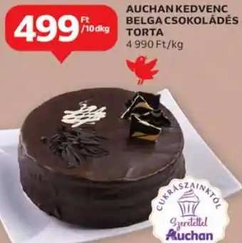 Auchan Auchan kedvenc belga csokoládés torta 10 dkg ajánlat