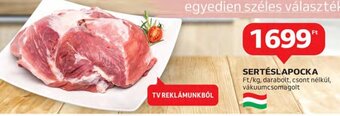 Auchan Sertéslapocka 1 kg ajánlat