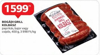 Auchan Bogádi grill kolbász 400 g ajánlat