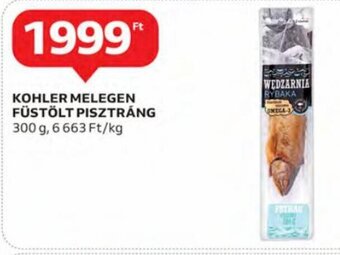 Auchan Kohler melegen füstölt pisztráng 300 g ajánlat