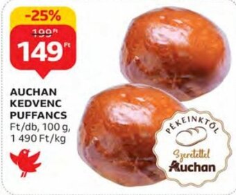 Auchan Auchan kedvenc puffancs 100 g ajánlat