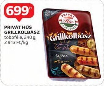 Auchan Privát hús grillkolbász 240 g ajánlat