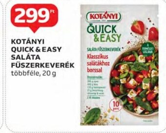 Auchan Kotányi quick & easy saláta fűszerkeverék 20 g ajánlat