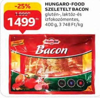 Auchan Hungaro-Food szeletelt bacon 400 g ajánlat