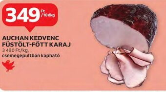 Auchan Auchan kedvenc füstölt-főtt karaj 10 dkg ajánlat