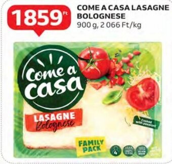 Auchan Come a Casa lasagne bolognese 900 g ajánlat