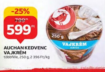 Auchan Auchan kedvenc vajkrém 250 g ajánlat