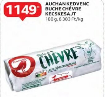 Auchan Auchan kedvenc buche chévre kecskesajt 180 g ajánlat
