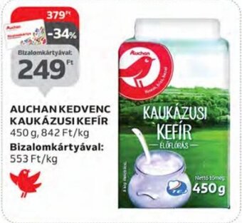 Auchan Auchan kedvenc kaukázusi kefír 450 g ajánlat