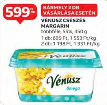 Auchan Vénusz csészés margarin 450 g ajánlat
