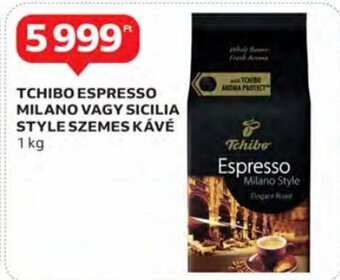 Auchan Tchibo espresso milano vagy sicilia style szemes kávé 1 kg ajánlat