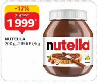 Auchan Ferrero Nutella 700 g ajánlat