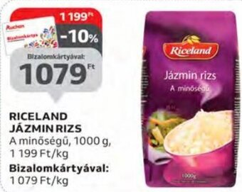 Auchan Riceland jázmin rizs 1000 g ajánlat