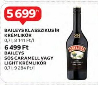 Auchan Baileys klasszikus ír krémlikőr 0,7 l ajánlat