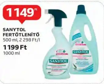Auchan Sanytol fertőtlenítő 500 ml ajánlat