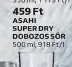 Asahi Super dry dobozos sör 500 ml